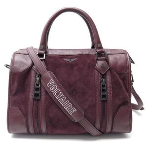Zadig et Voltaire Sunny Medium Hanbag in Burgundy
